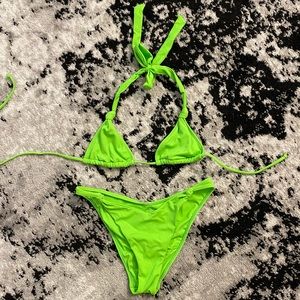 Neon Green Bikini Set